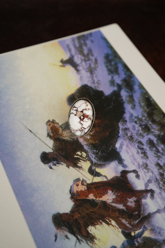 Tia Long Wild Horse Ring - Adj