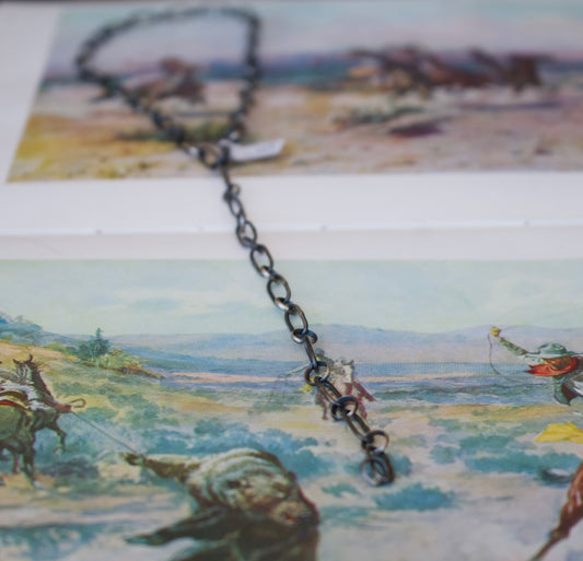 Handmade Sterling Silver Paper Clip Chain Necklace