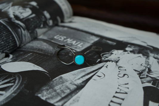 Vintage Turquoise Wide Bracelet