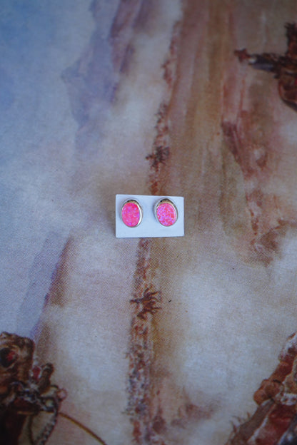 Daily Opal Stud Earrings