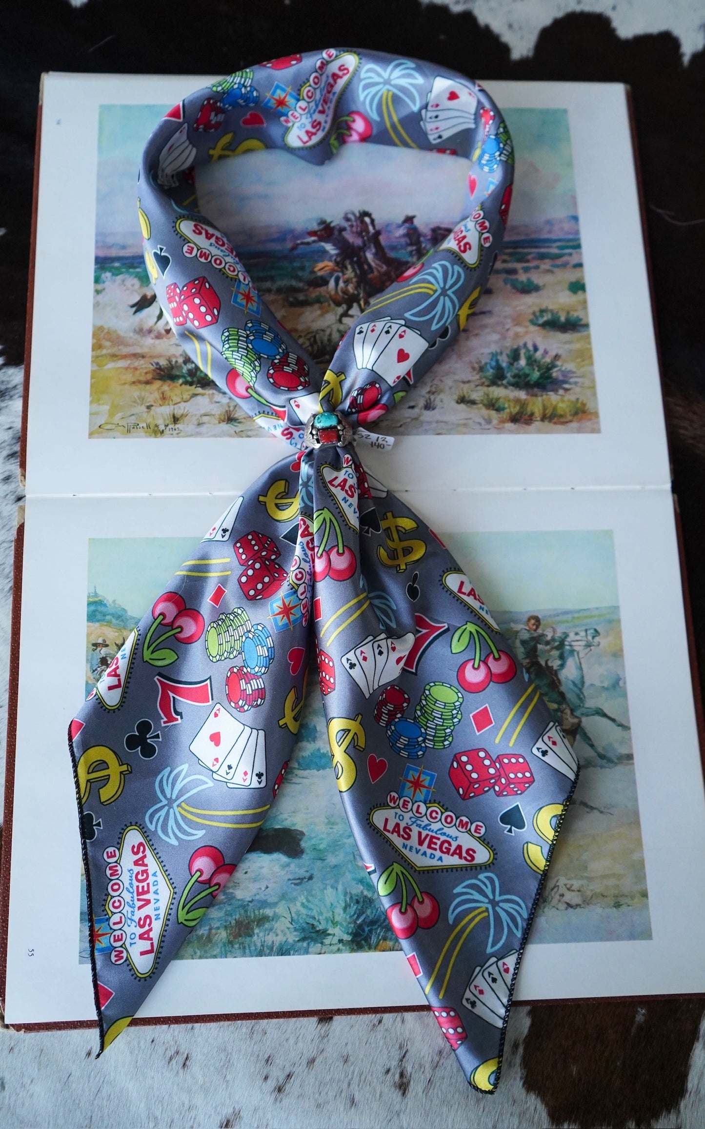 Gray Vegas Wild Rag