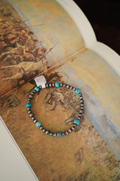 Sterling Silver Pearls Stretchy Bracelets