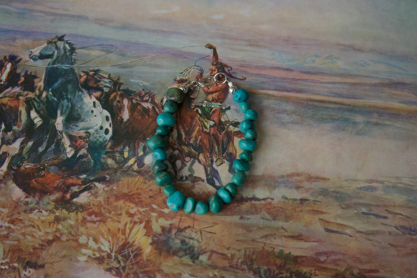Turquoise Beaded Bracelet
