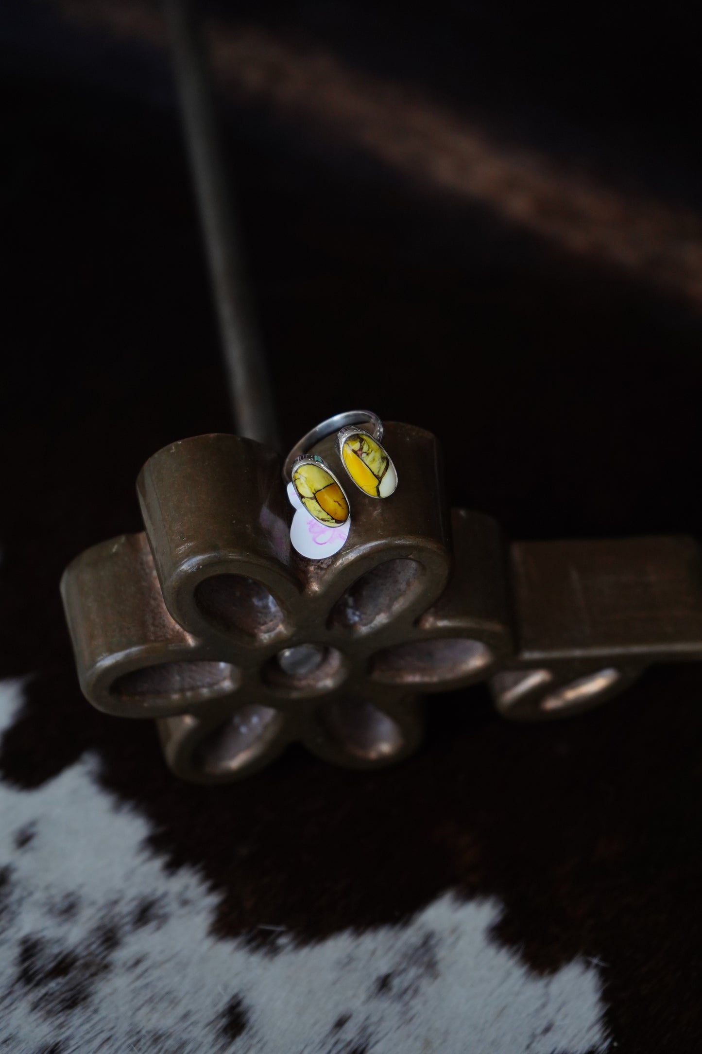 Honey Dahlia Rings - Adjustable