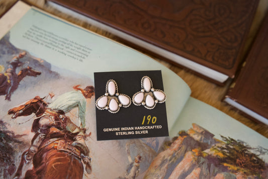 Pale Pink Conch Maxine Ramirez Studs