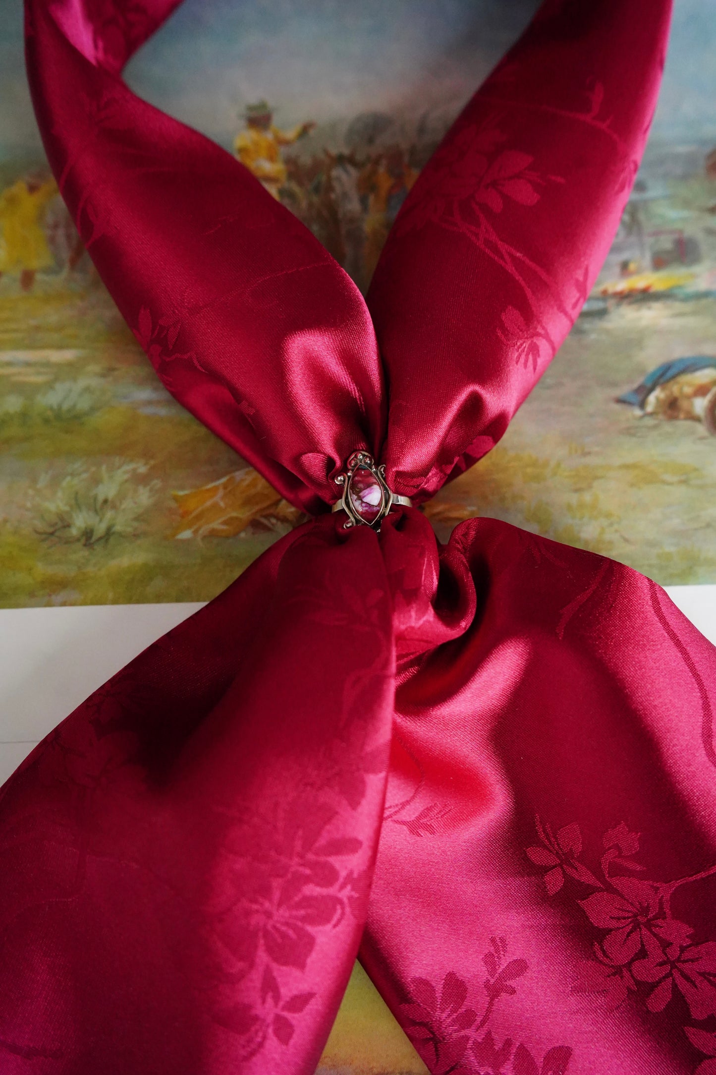 Floral Jacquard DS Wild Rags