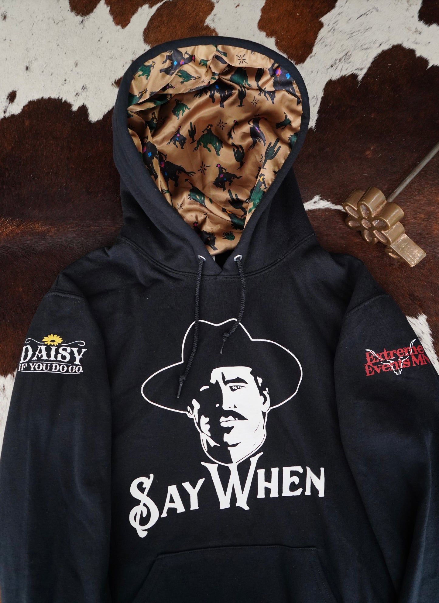 Say When Satin Lined Hooded Sweatshirts