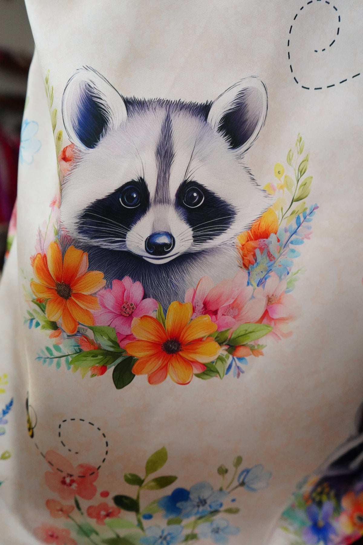 Daisy Original Floral Raccoon w/ Lilac Floral - Size 12