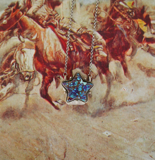 Purple Mojave Star Necklace