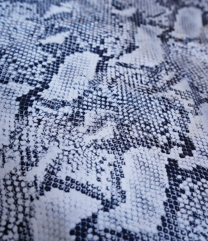 B/W Snakeskin Wild Rag
