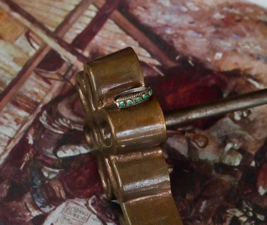 Vintage Turquoise 5 Stone Ring - Sz 6