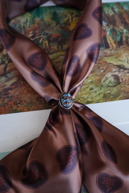 DiYDCo Line - Daisy Branded Leather Wild Rag