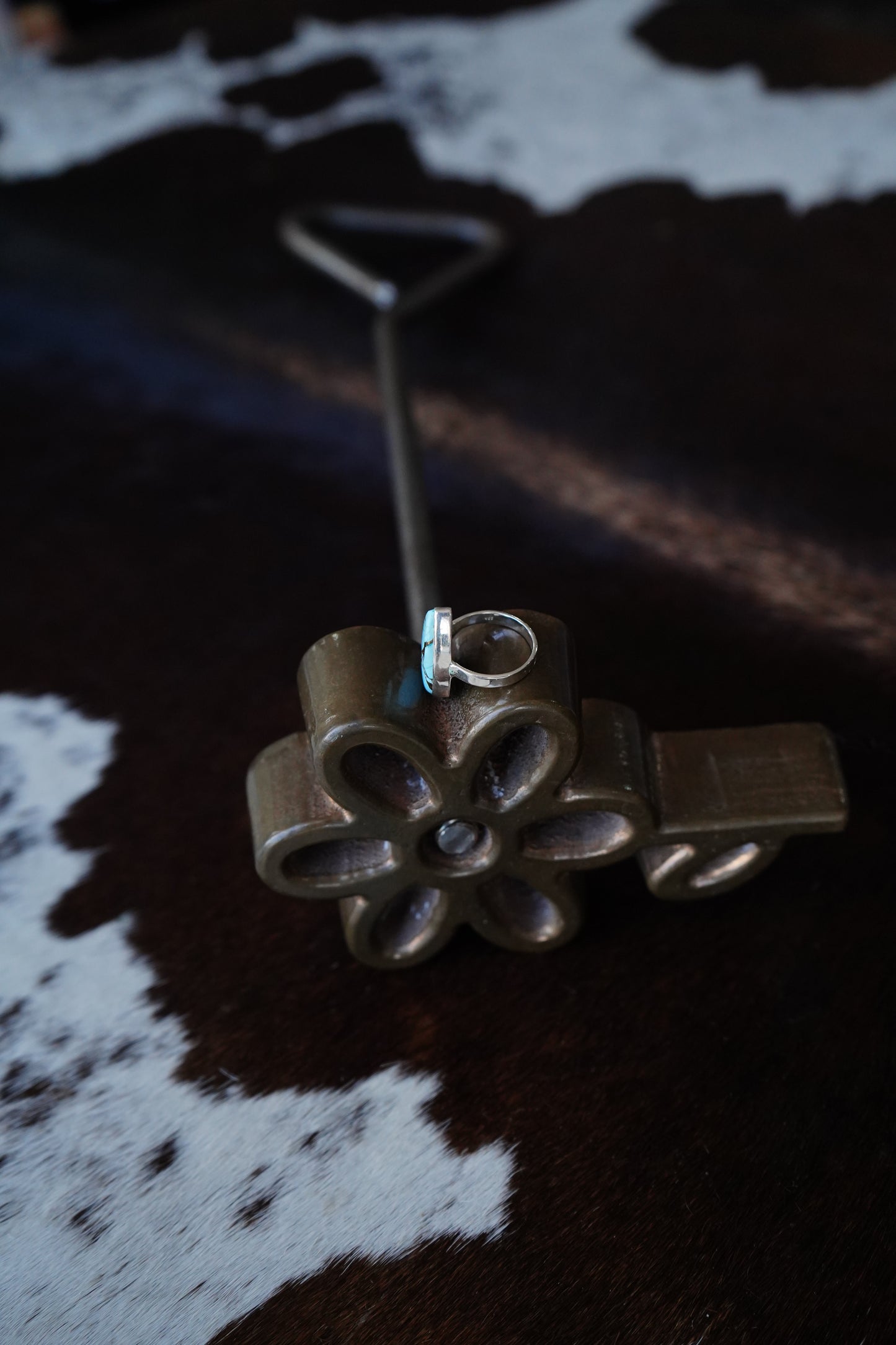 Cotton Candy Teardrop Ring - Sz 5