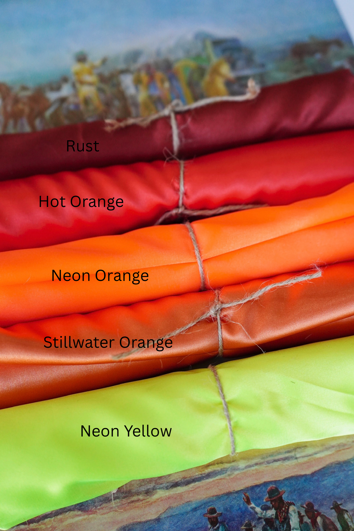 Yellow & Orange Solid Wild Rags
