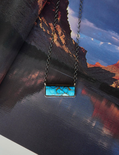 Turquoise Bar Necklaces