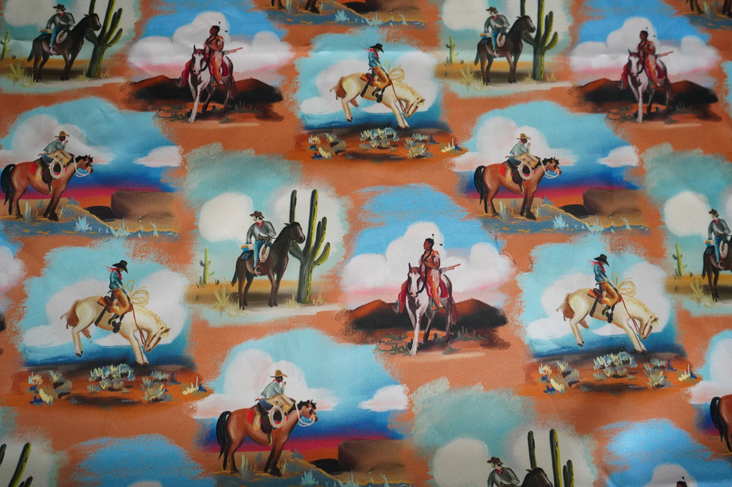 Painted Cowboys Wild Rag