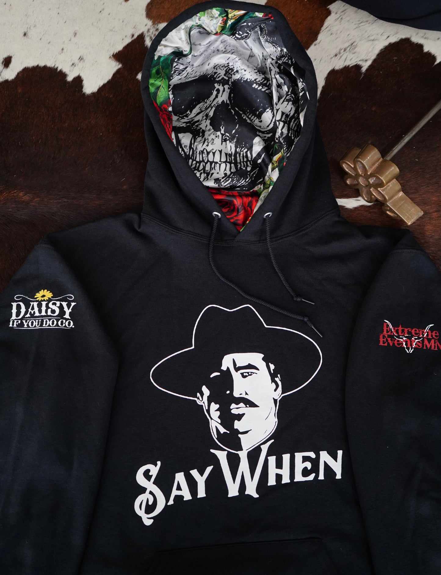 Say When Satin Lined Hooded Sweatshirts