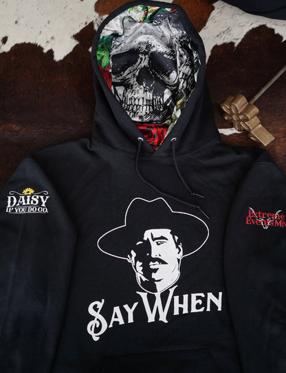 Say When Satin Lined Hooded Sweatshirts