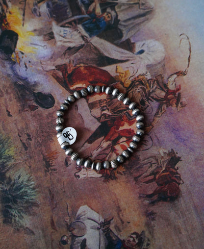 Sterling Silver Pearl Stretchy Bracelets