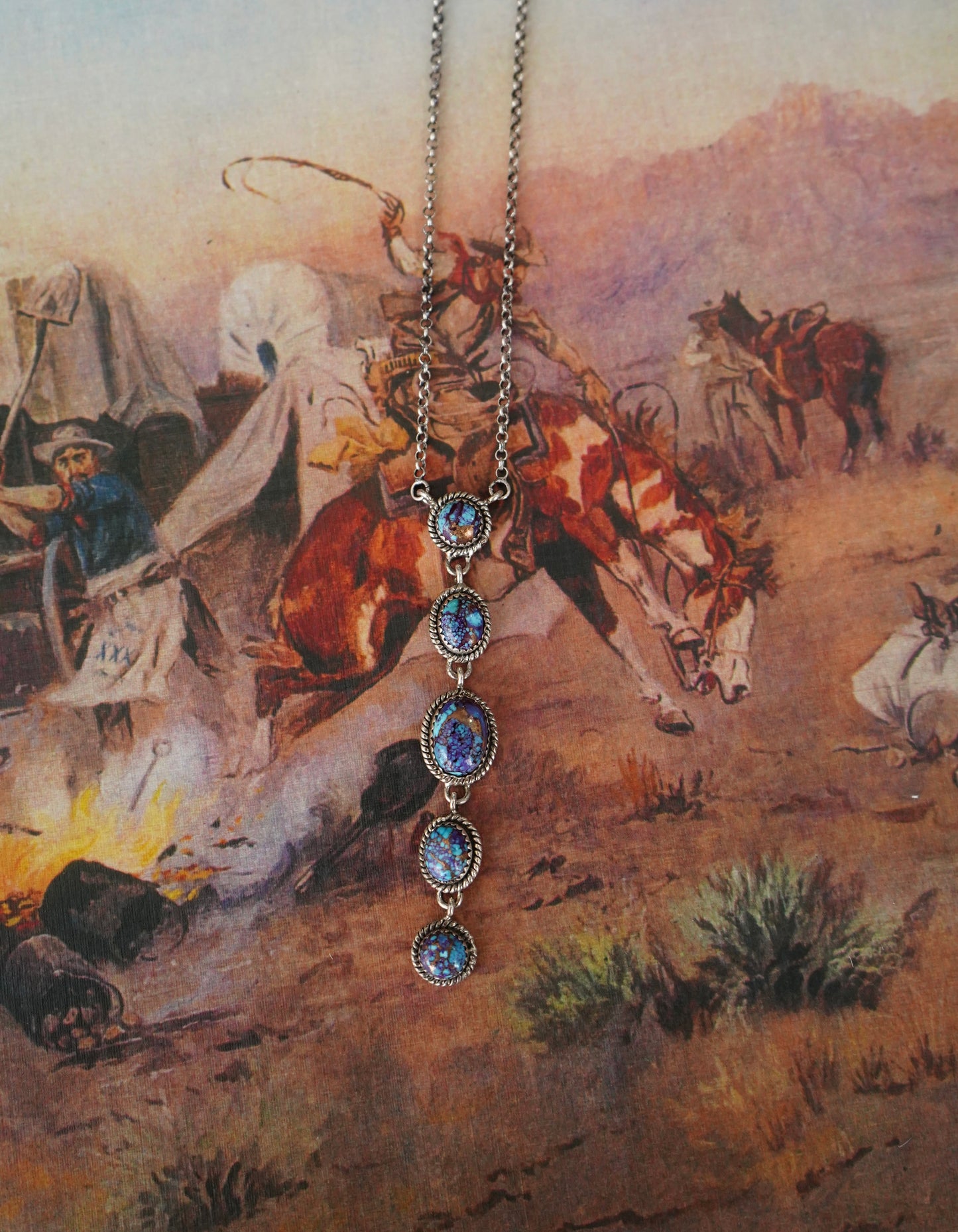 Turquoise Lariat Necklaces