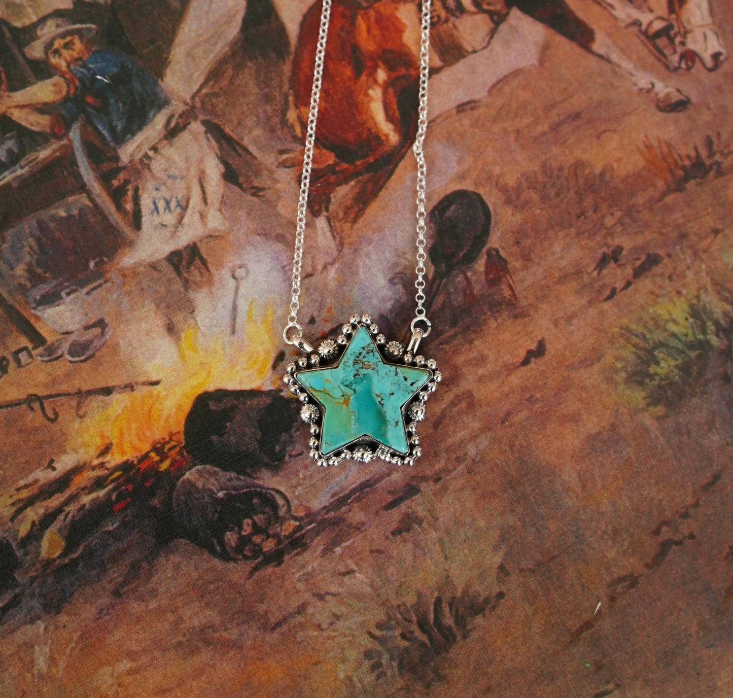 Turquoise Star Necklace
