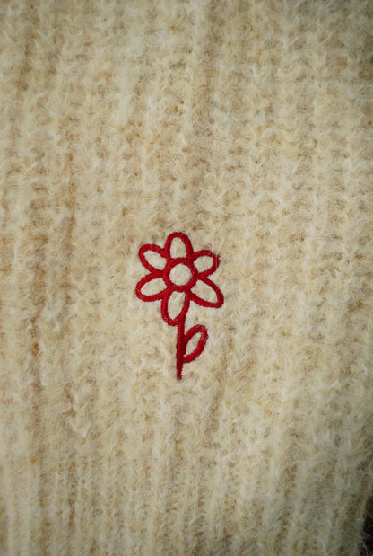 Daisy Ribbon Sweater