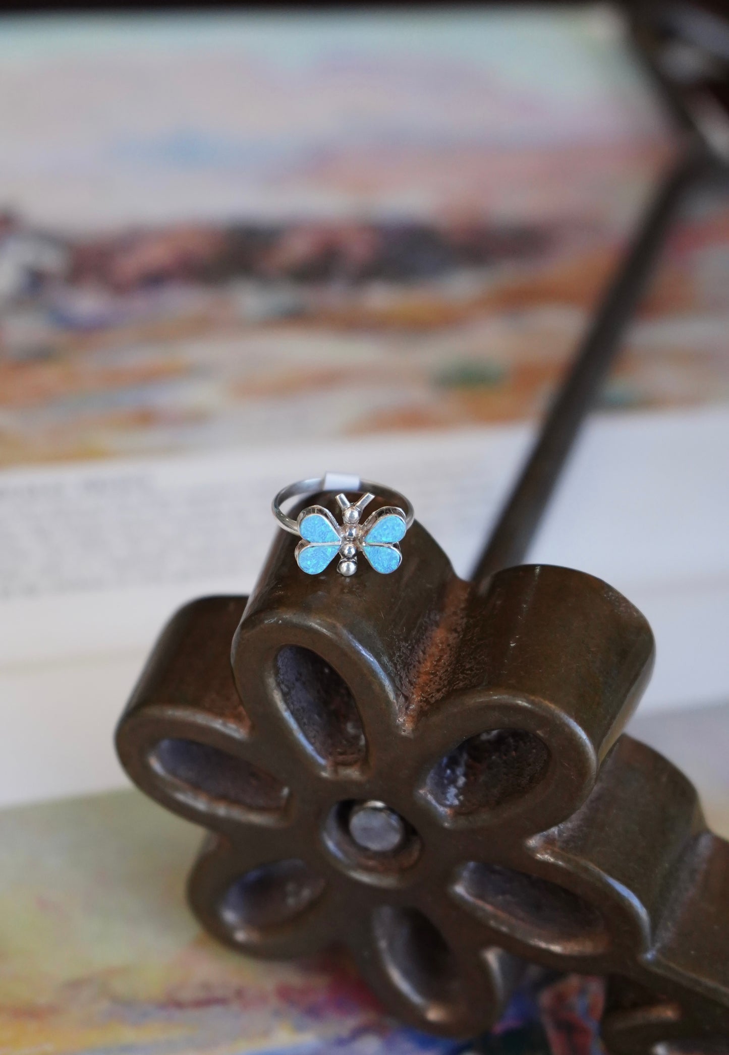 Swain Charlie Opal Butterfly Rings