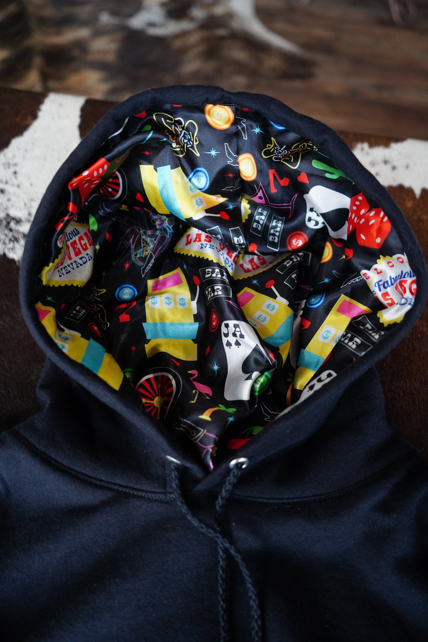 Daisy Branded Satin Lined Hoodies