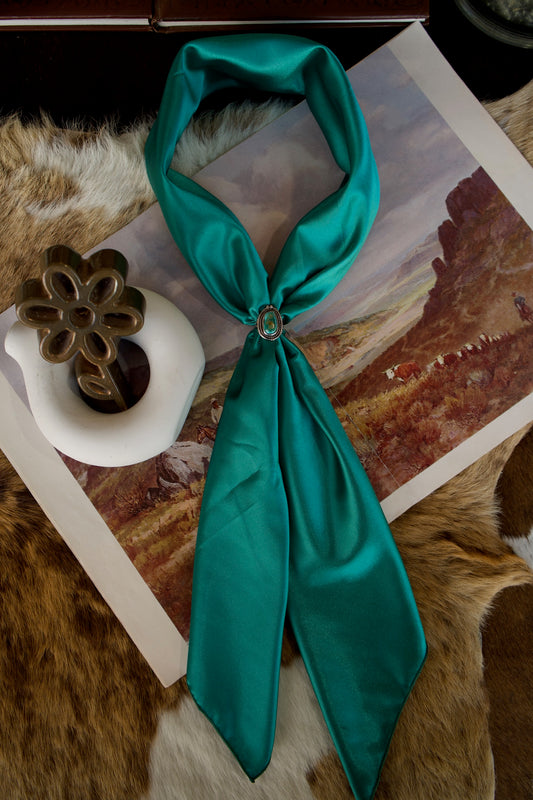 Emerald Solid Wild Rag