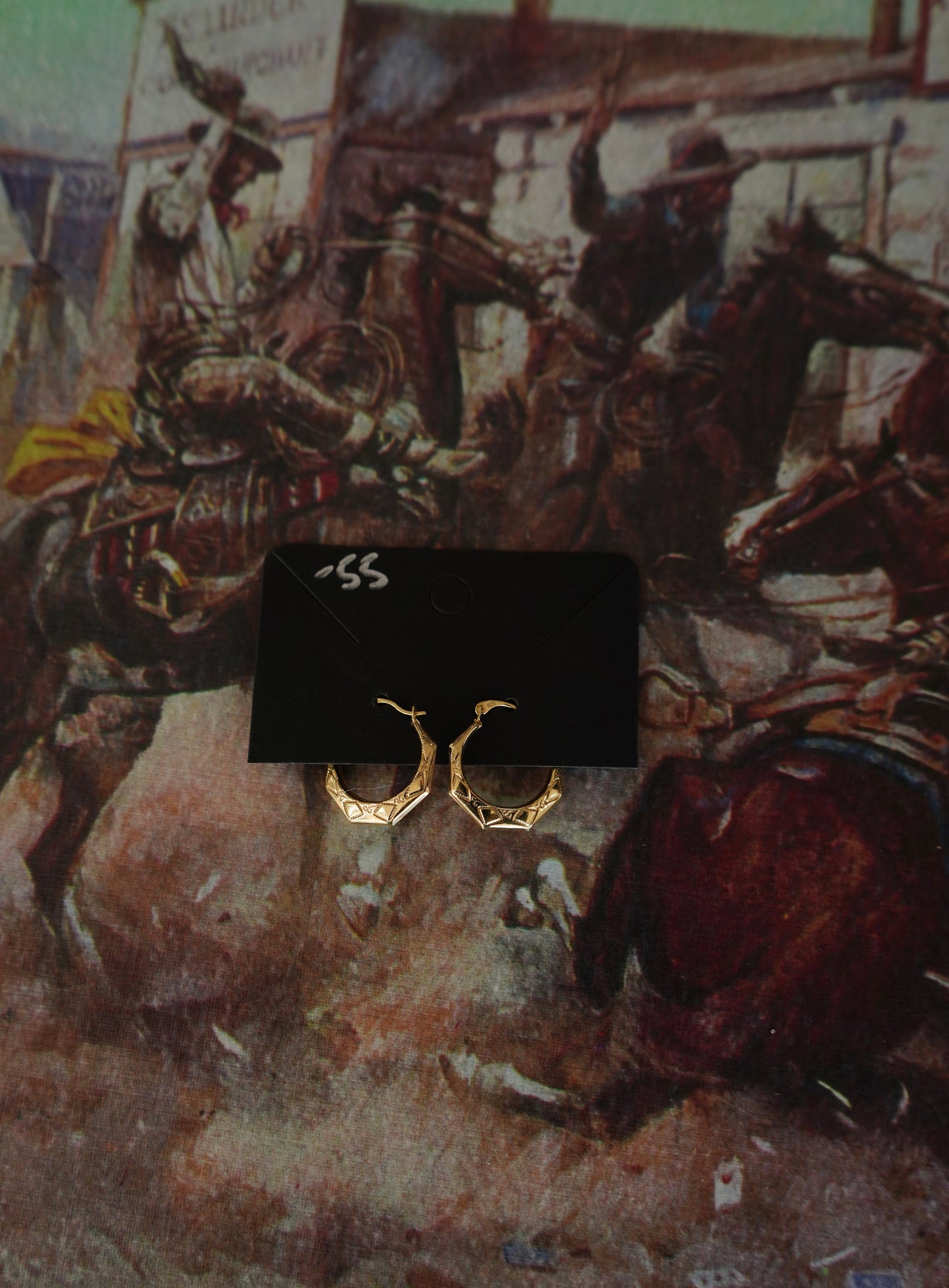 Italian Gold & Silver Hoops