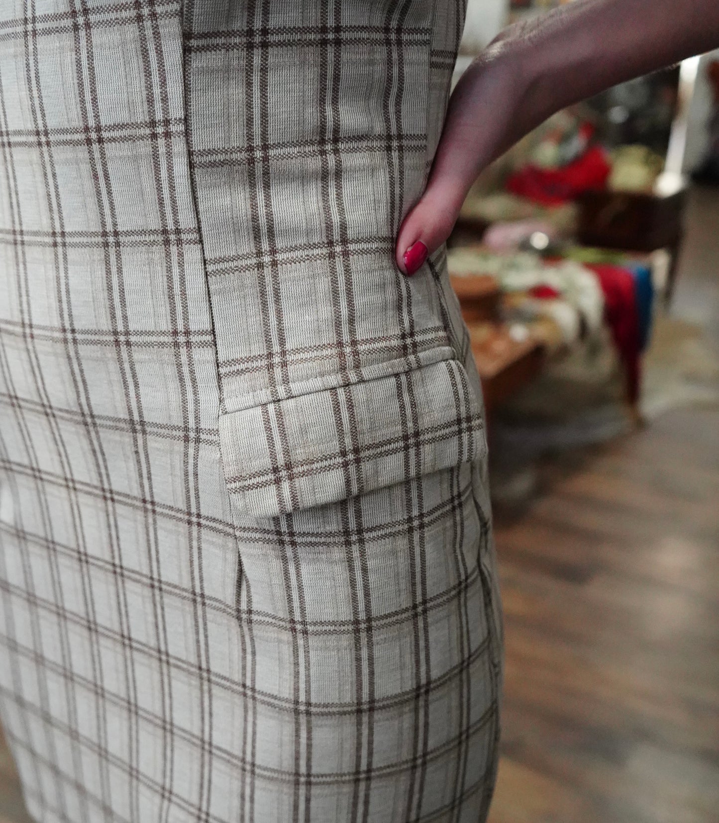 Daisy Spade Plaid Dress