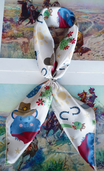 KIDS - Desert Cartoon Animals Wild Rag