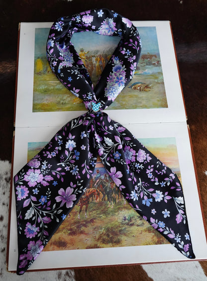 Pink & Lavender Floral Paisley Wild Rag