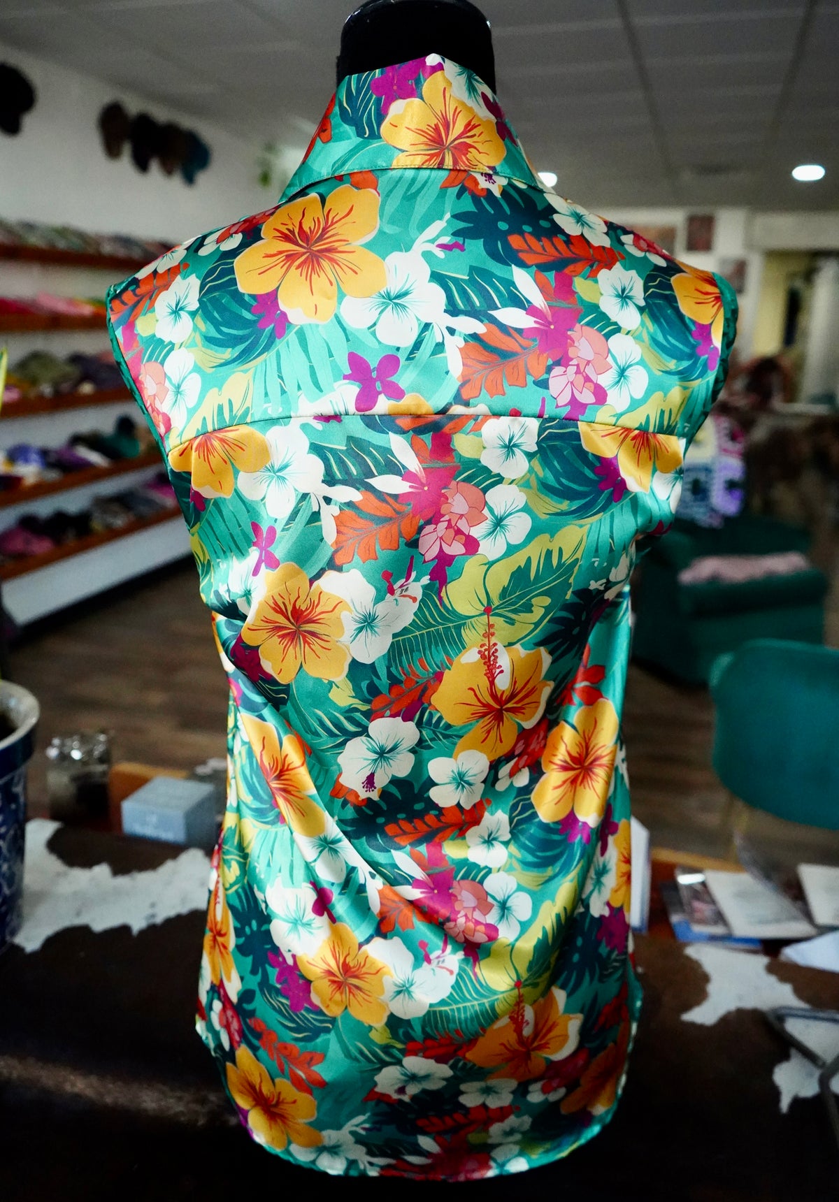 Daisy Original Green Hawaiian w/ Green Cheetah - Size 10