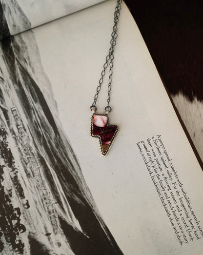 Turquoise Lightening Bolt Necklaces