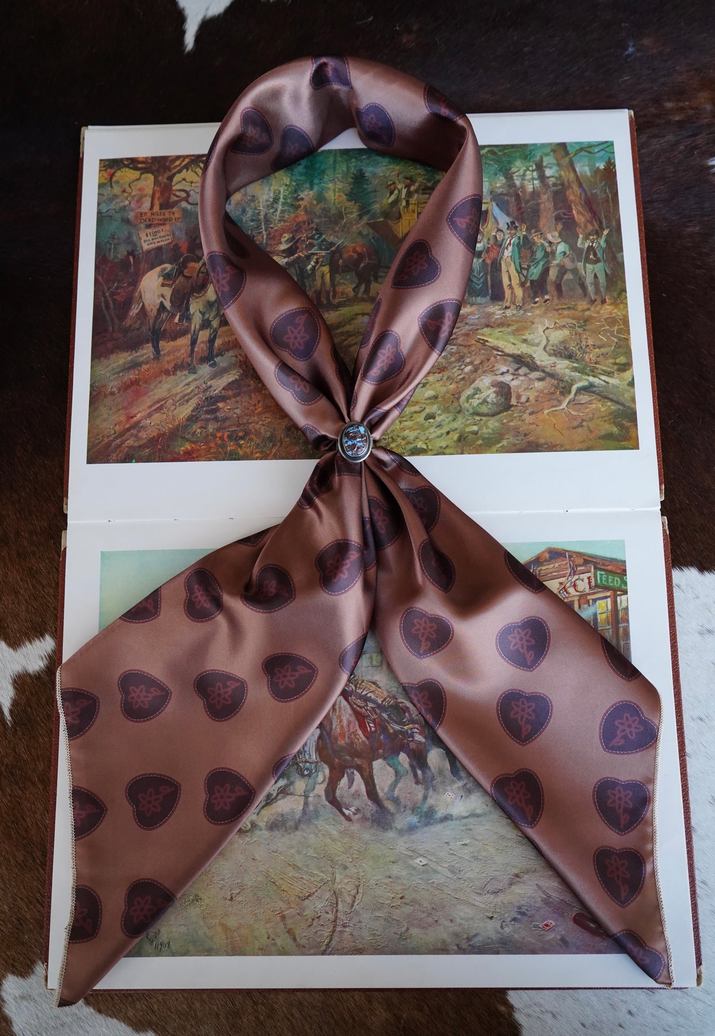 DiYDCo Line - Daisy Branded Leather Wild Rag