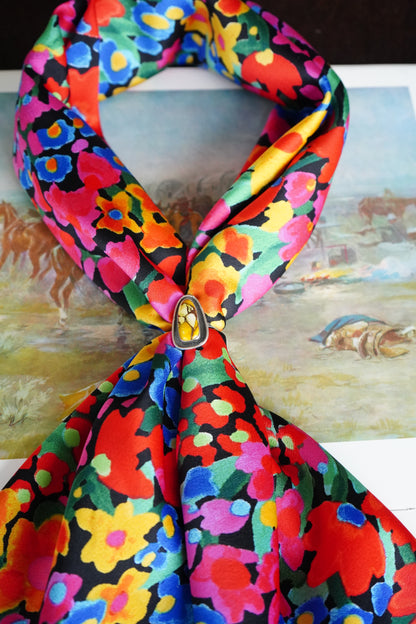 Water Painted Wildflowers DS Wild Rag