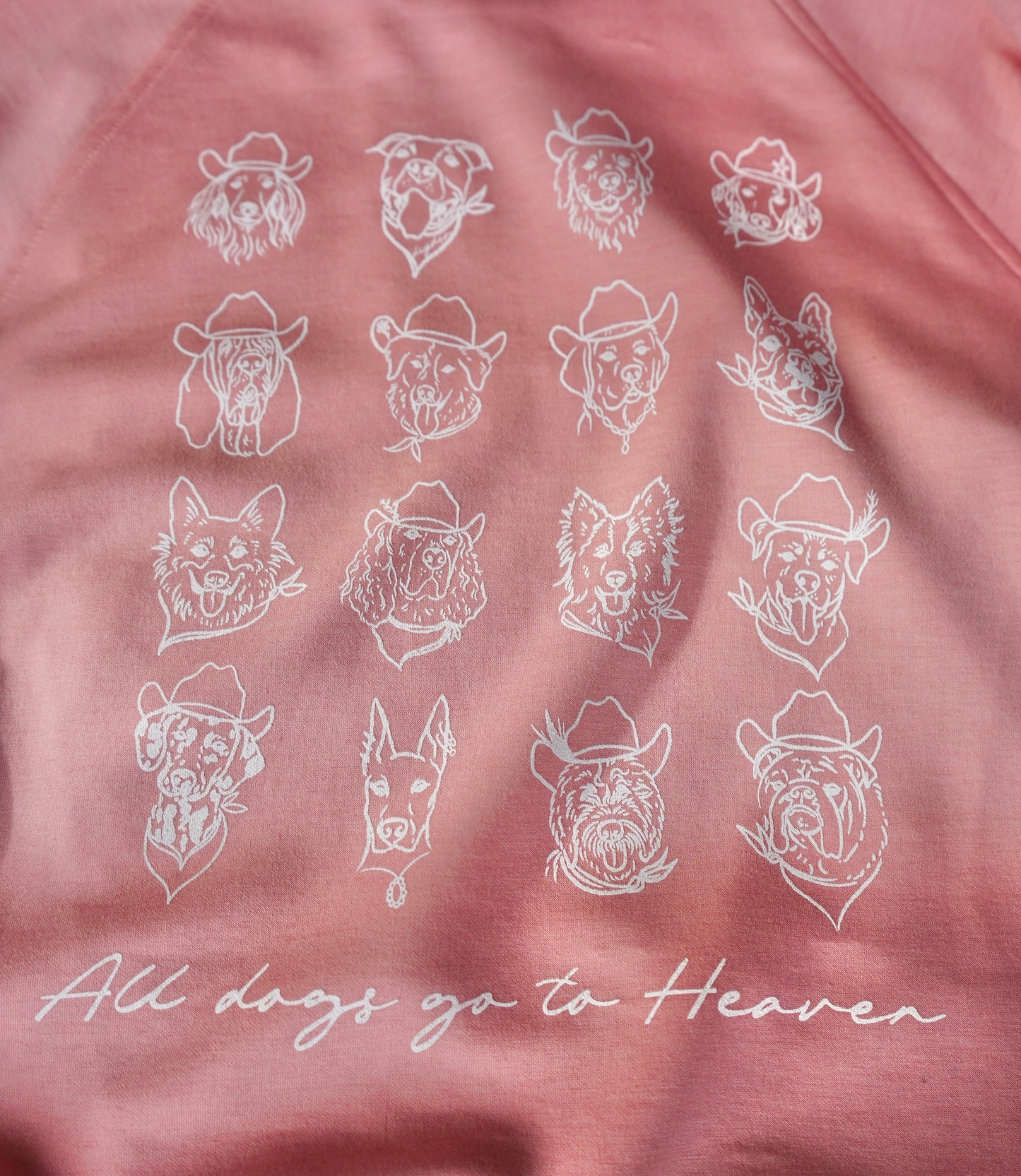 All Dogs - 1/2 Zip Pullover Sweatshirt Women's