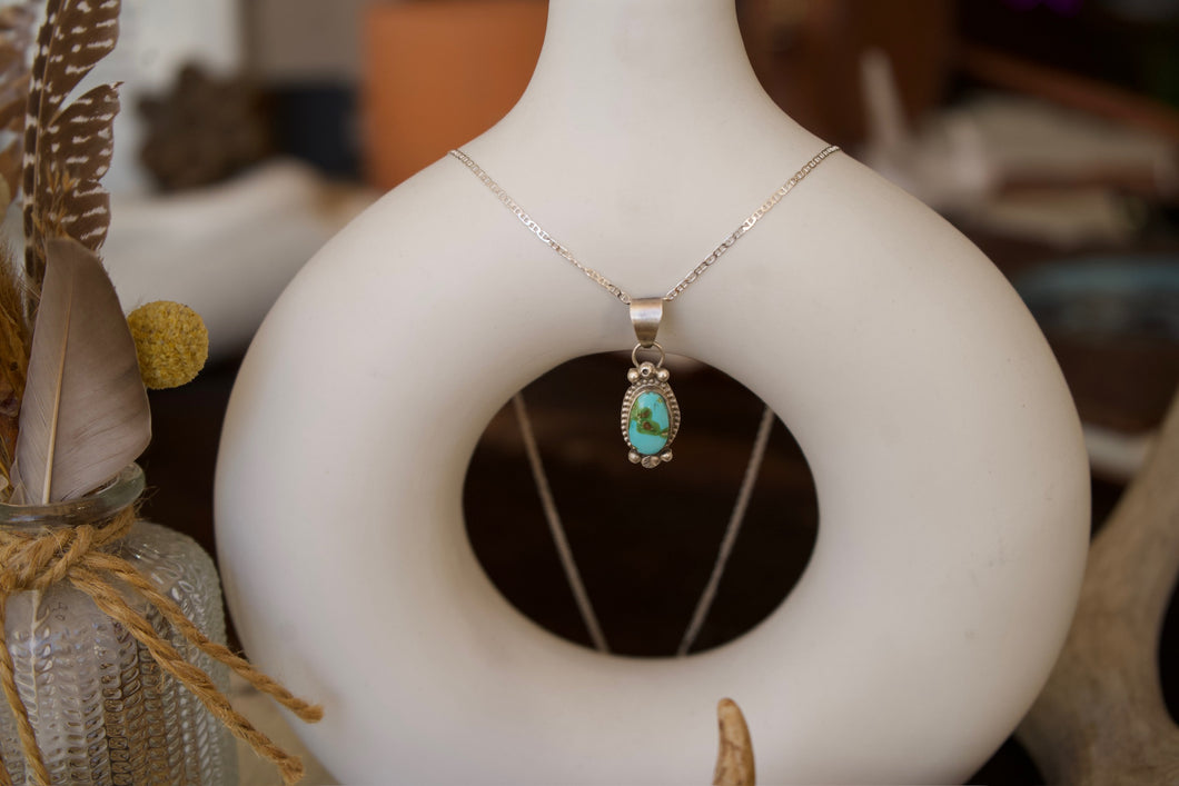 Dainty Turquoise Pendants