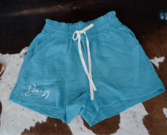 Daisy Linen Shorts