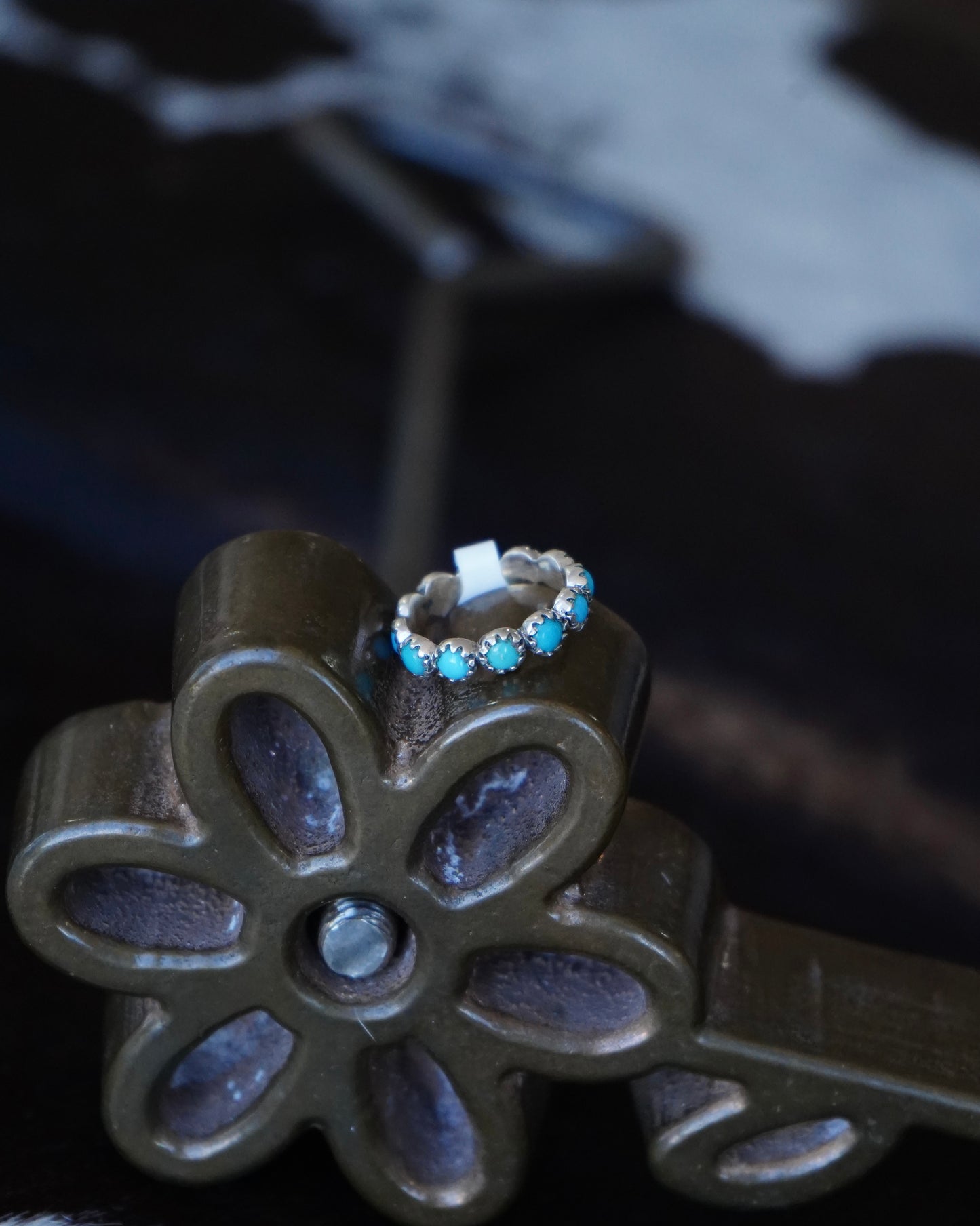 TBP - Sterling Silver & Turquoise Infinity Rings