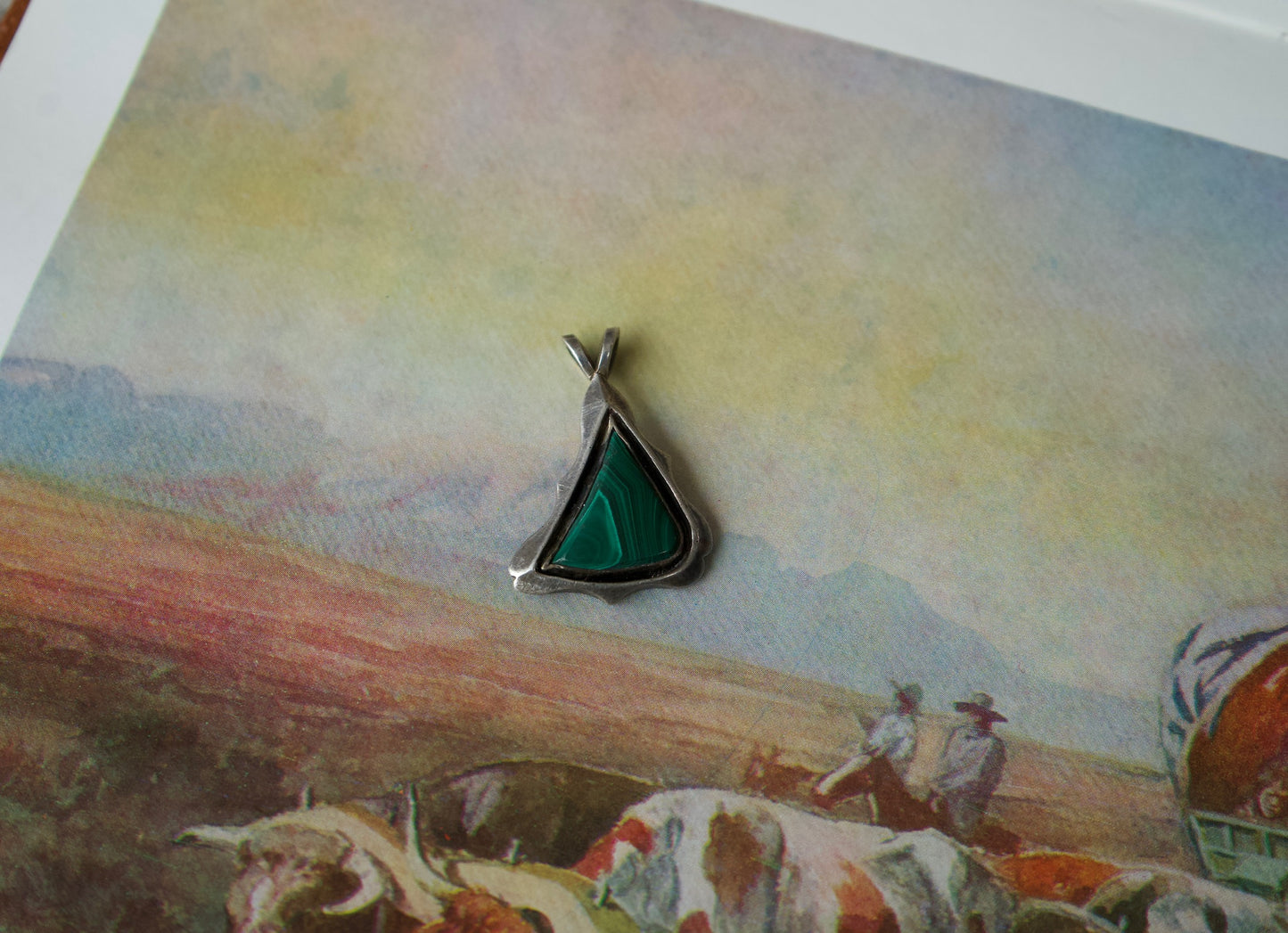 Malachite Pendants
