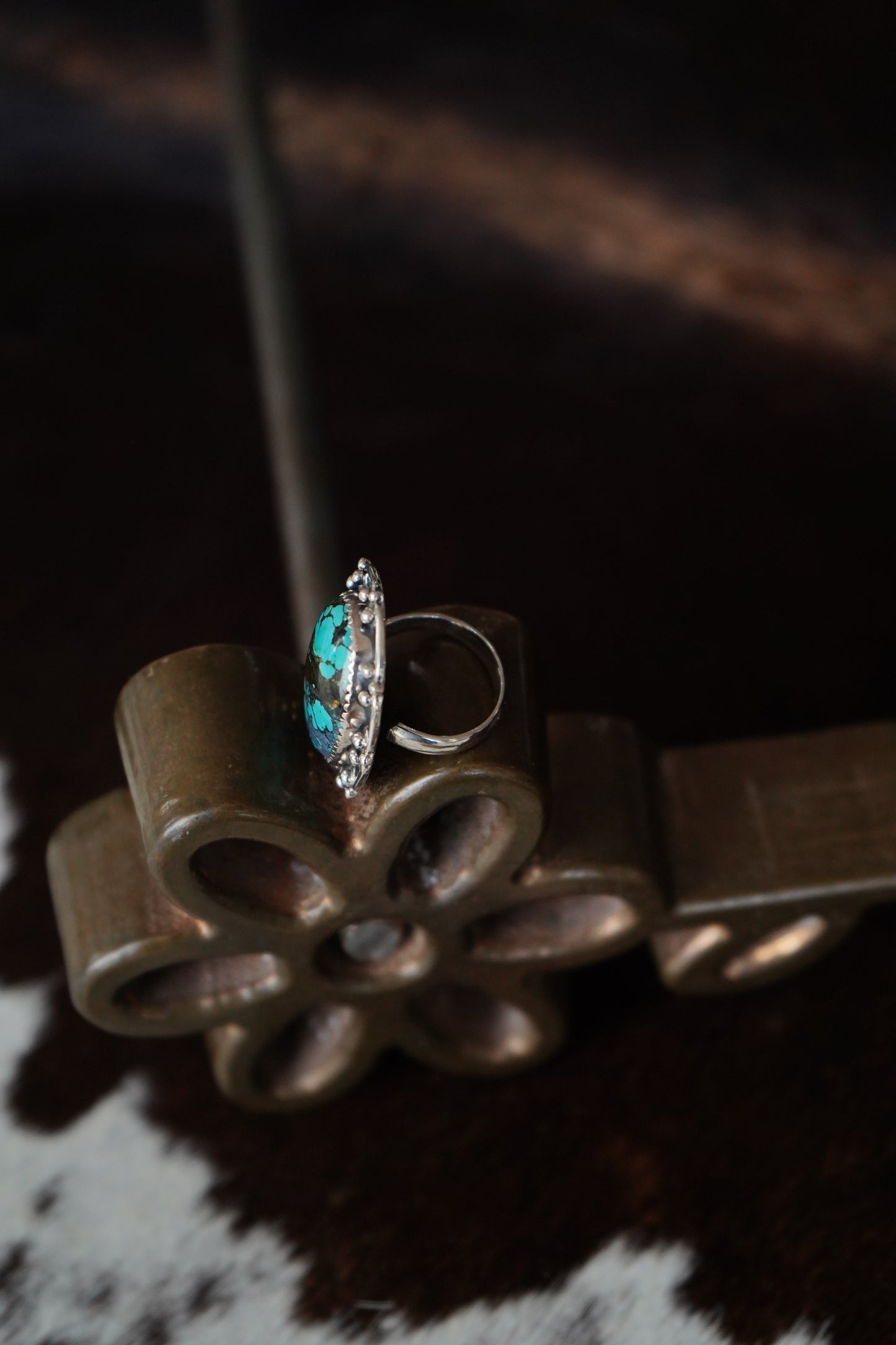 Lander Turquoise Rings - Adjustable