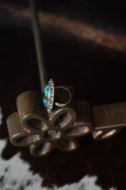 Lander Turquoise Rings - Adjustable