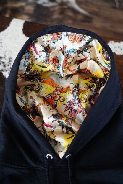 Daisy Branded Satin Lined Hoodies