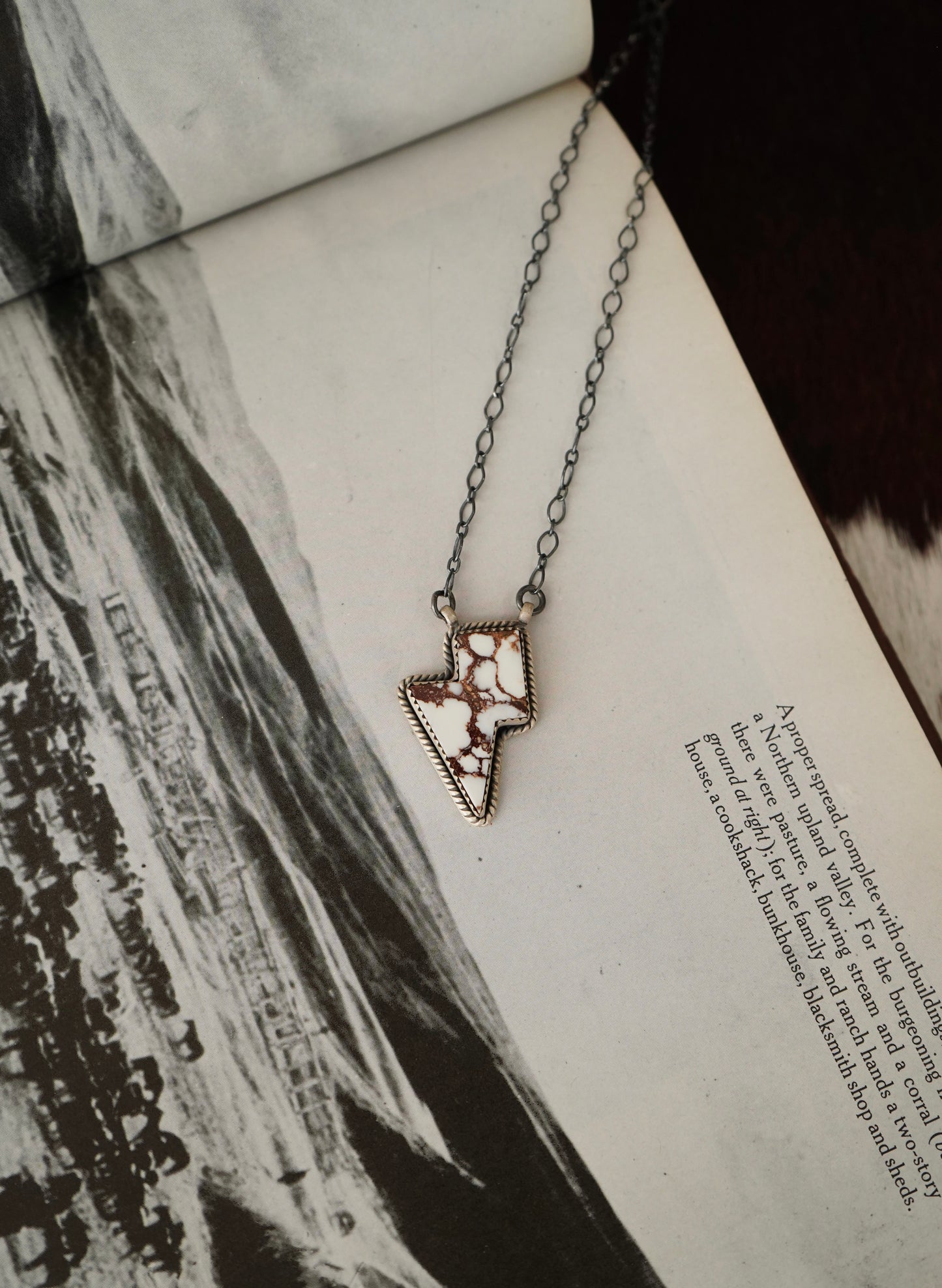 Turquoise Lightening Bolt Necklaces