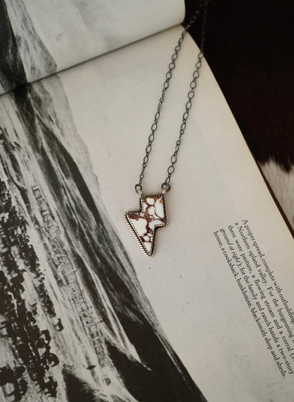 Turquoise Lightening Bolt Necklaces