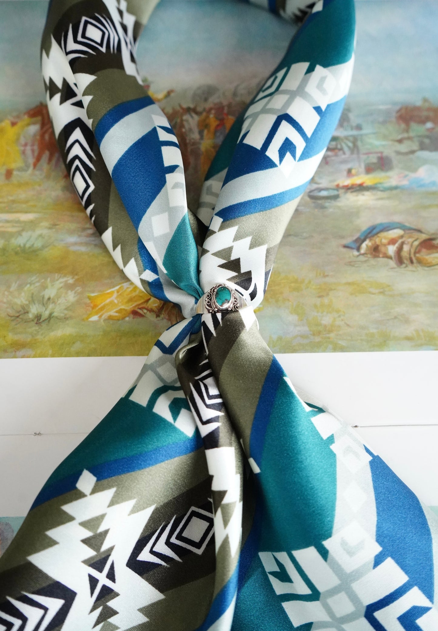 Striped Navajo Aztec DS Wild Rag