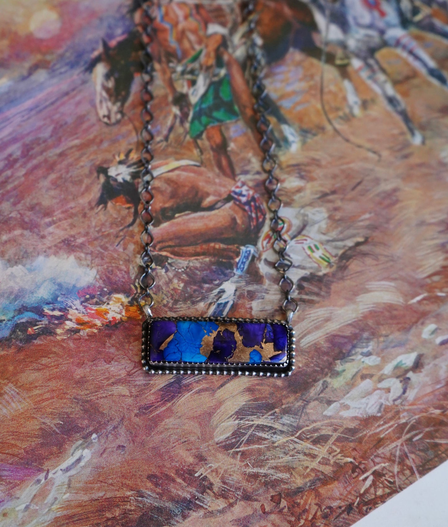 Turquoise Bar Necklaces