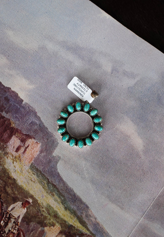Turquoise Infinity Pendant